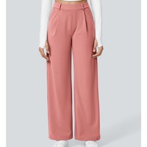 Women's Pink Wide-Leg Pants